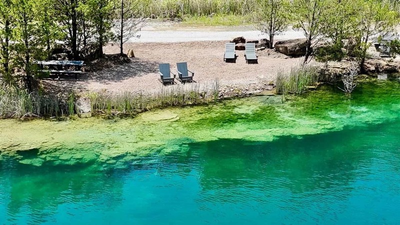 Bluegrass Spring, a former limestone quarry in Oldham County