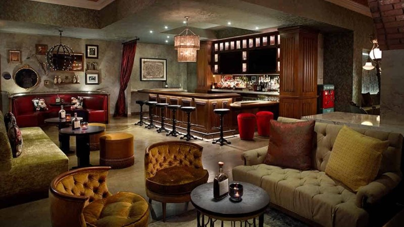 A cozy lounge that's one of the speakeasies in Kentucky listed in the article
